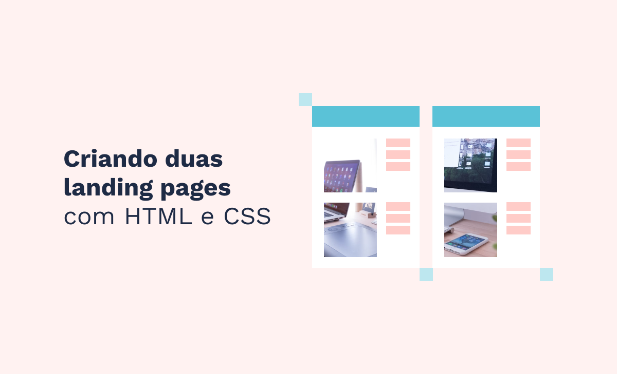 Criando duas landing pages com HTML e CSS