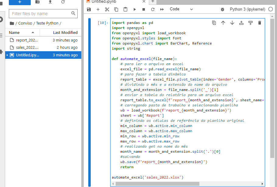 Como utilizar Python para automatizar planilhas do Excel